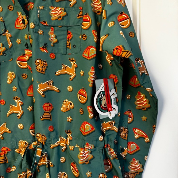 Magellan Outdoors Novelty Holiday Shirtdress NWT - Picture 4 of 8